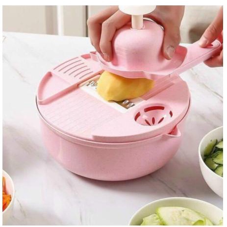 Bộ rổ bào rau củ quả đa năng chất liệu ABS cứng cáp 12 in 1
