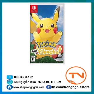 Đĩa Game Switch - Pokemon: Let's Go, Pikachu!