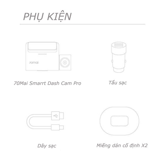 Camera hành trình Xiaomi 70mai Smart Dash Cam Pro Midrive D02