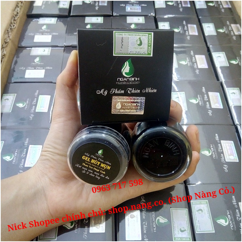 Mặt Nạ Gel Hút Mụn Than Tre Hoạt Tính Ngân Bình > Gel lột mụn Than Tre, Lột mụn cám, mụn đầu đen,...