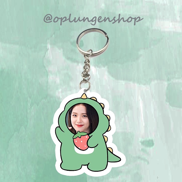 Móc khóa in mặt ghép hình theo yêu cầu