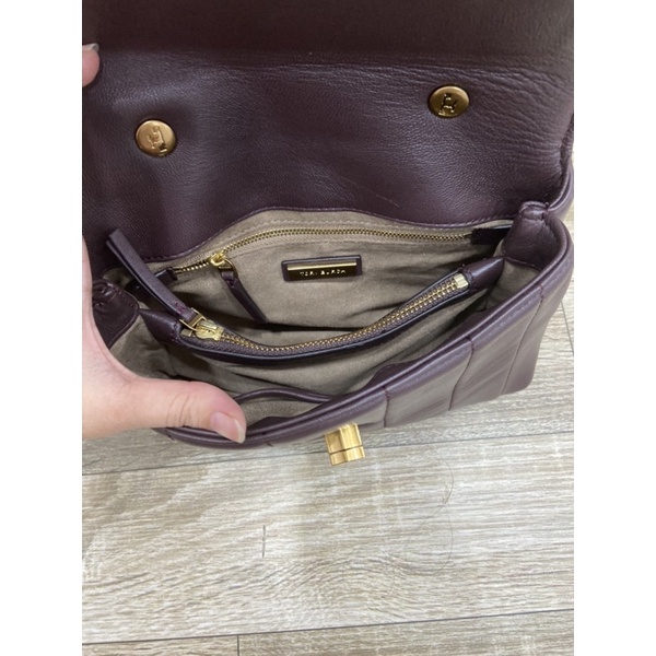 Túi si da thật Tory Burch