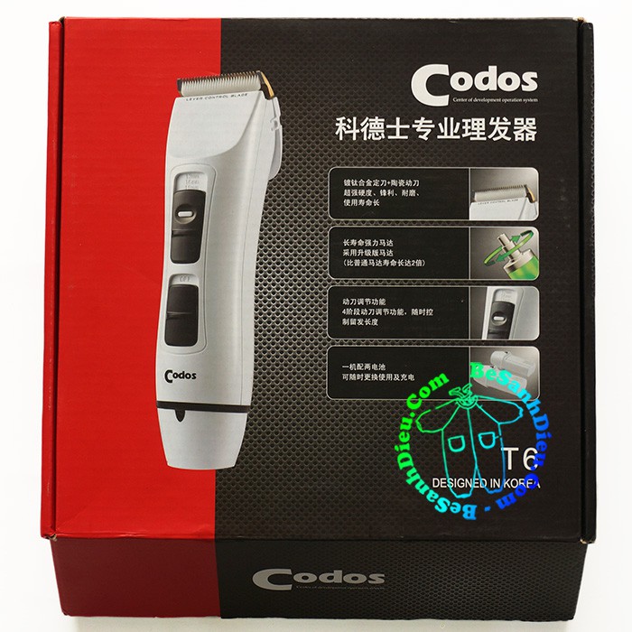 Tông đơ cắt tóc codos T6