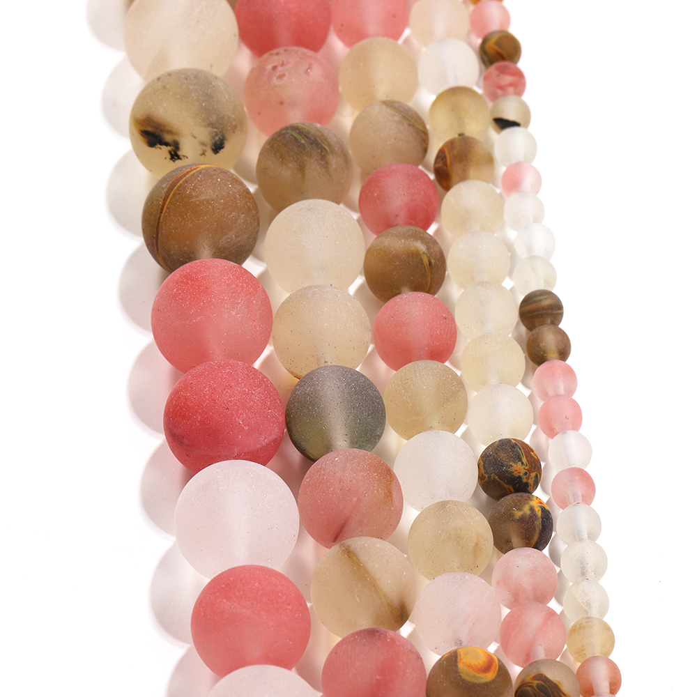 Chuỗi hạt xâu chuỗi ST.KUNKKA kích thước 4 6 8 10 12mm tự làm trang sức tiện dụng