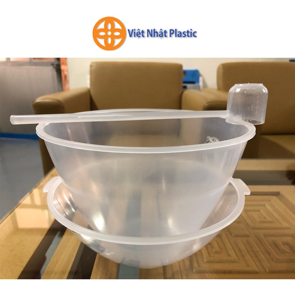 Bát nhựa đựng và làm lạnh đồ uống Việt Nhật Plastic kèm gáo múc