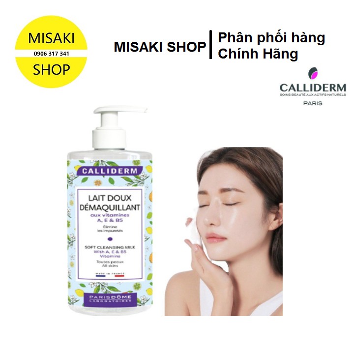 Sữa Tẩy Trang Vitamin CALLIDERM 250ml_500ml Nhập Khẩu từ Pháp [ Misaki Shop ]