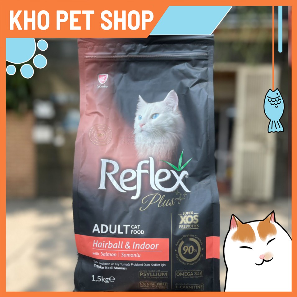 Thức ăn Reflex Plus HAIRBALL (tiêu búi lông cho mèo trưởng thành)
