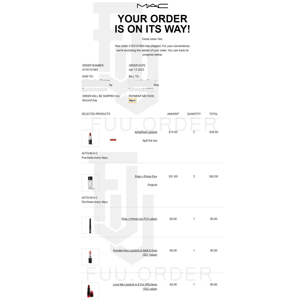 Son thỏi MAC Powder Kiss - Matte - Retro Matte Lipstick Fullsize