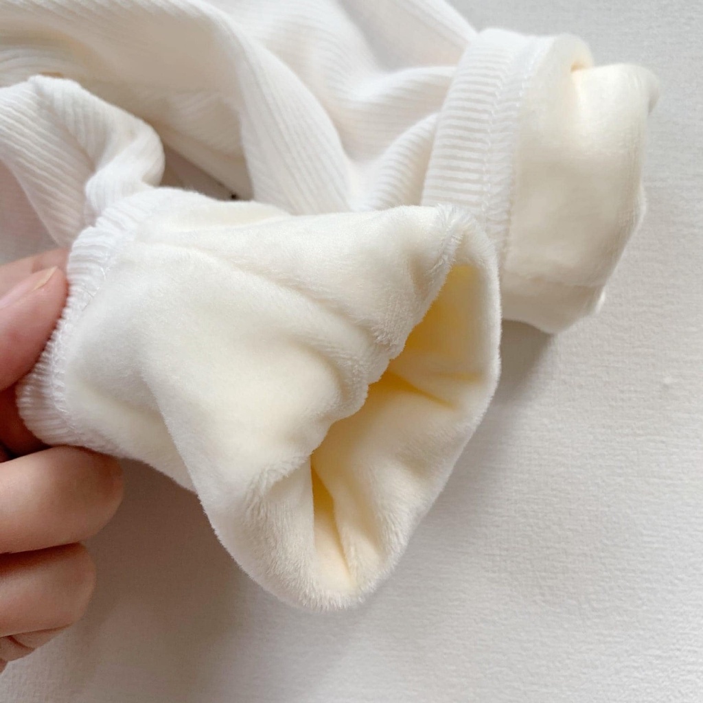 Quần legging lót lông lưng cao cho bé