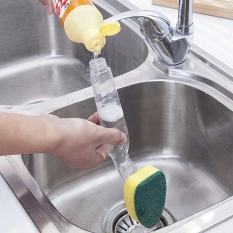 Bàn chải vệ sinh nhà bếp có tay cầm dài đa năng tiện dụng