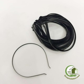 Bờm cài tóc bằng kẽm màu đen