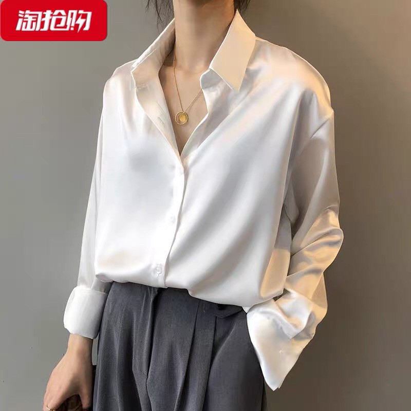 Áo sơ mi lụa công sở nữ sang chảnh