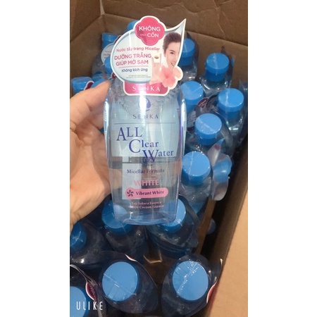 Nước tẩy trang SENKA Giảm bóng dầu, Nhật Bản All clear water 230ml