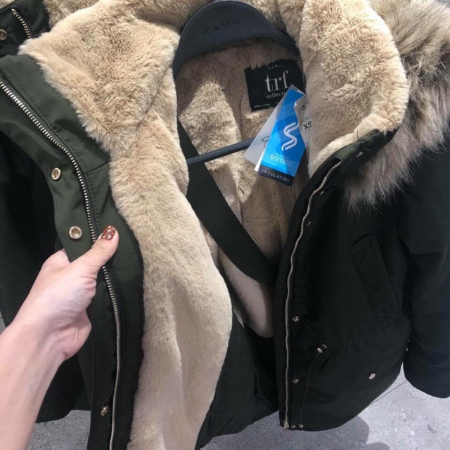 Parka xanh rêu Xs