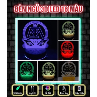 Đèn ngủ 3D Khắc Logo Sơn Tùng MTP, fandom Sky