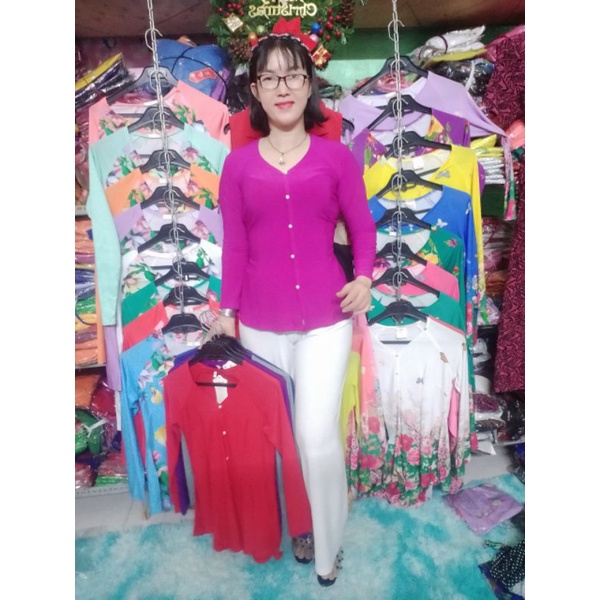 Áo bà ba trơn