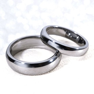 Nhẫn thép không gỉ cỡ 6-12 4mm màu vàng đen thời trang cho nam và nữ