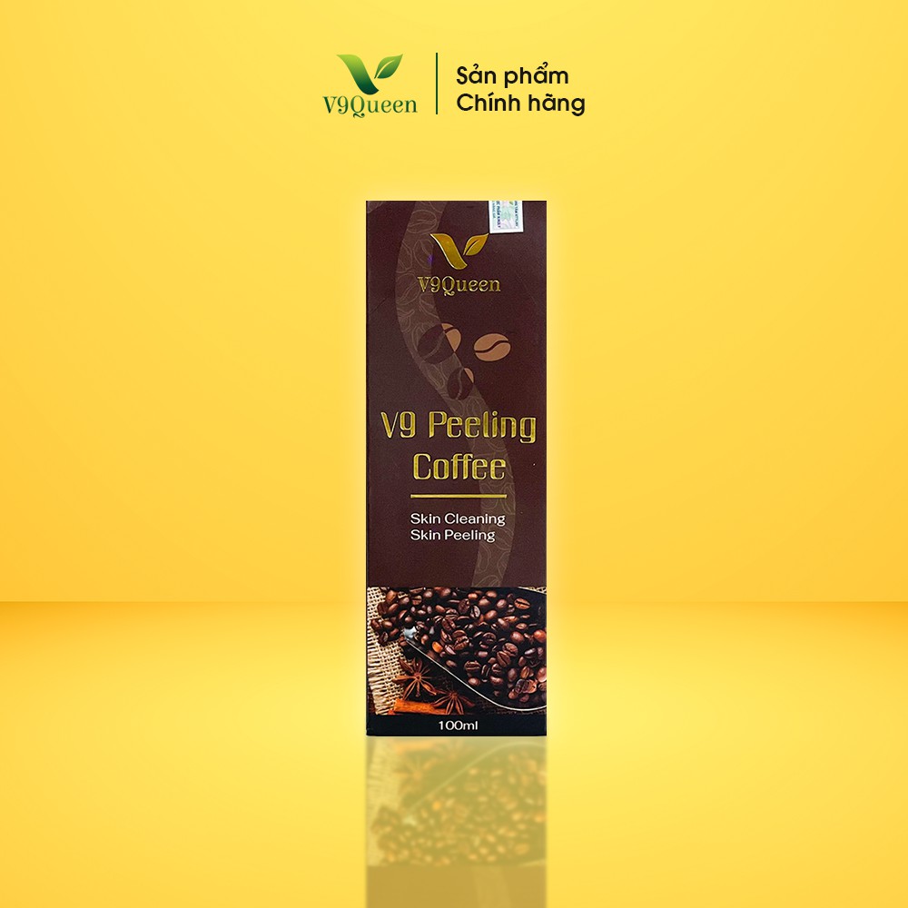 Tẩy Da Chết Body - Tẩy da chết mặt V9 PEELING COFFEE Shop Dưỡng Da Trắng Sáng Giúp Mềm Mịn Da, Sạch Mặt | BigBuy360 - bigbuy360.vn