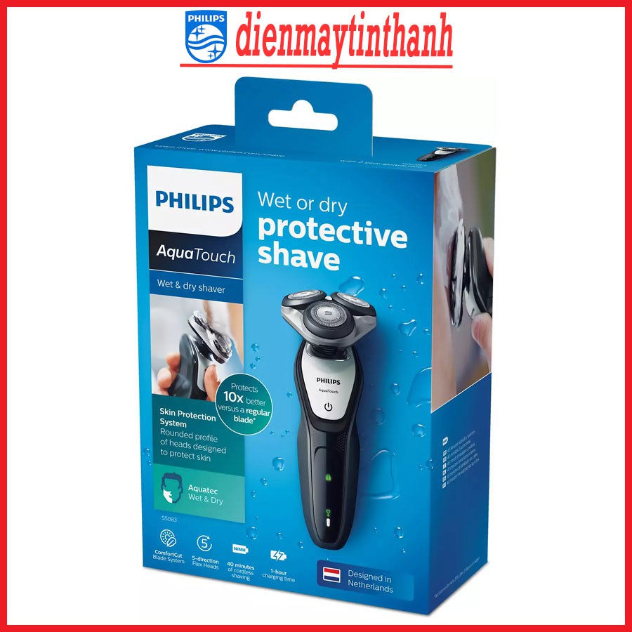 Máy cạo râu khô ướt Philips S5083 - MYKIT.VN