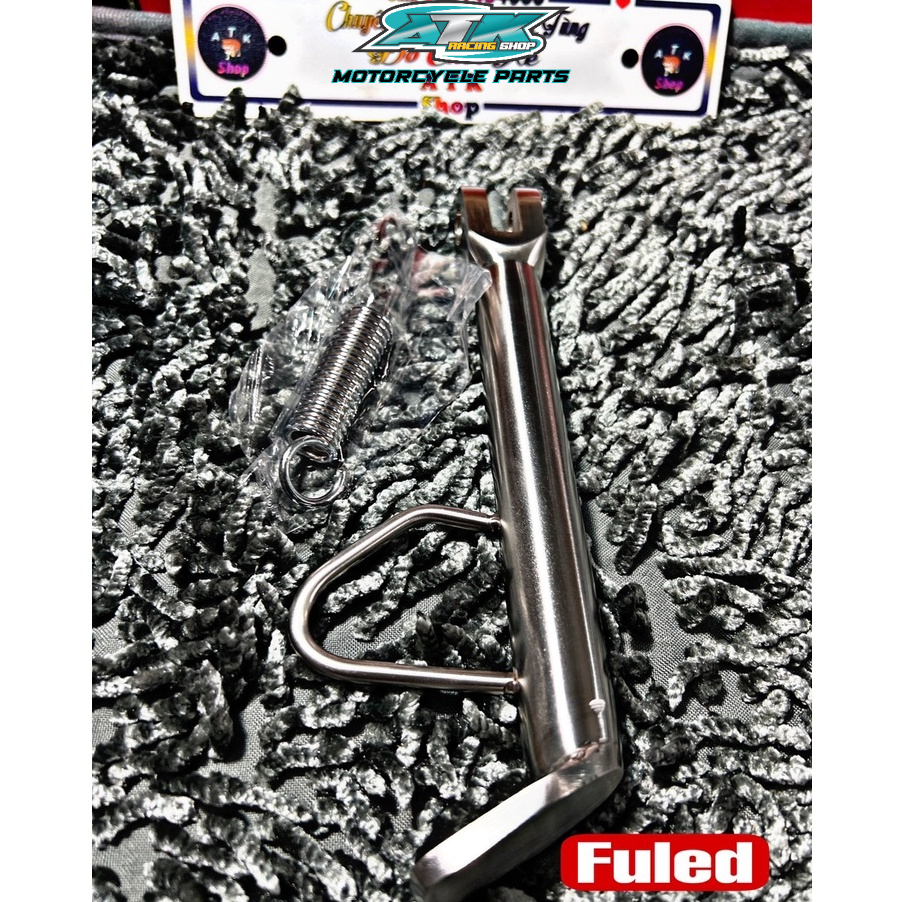 &quot;Chân chống nghiêng inox 304 đặt nguyên khối dành cho xe Vario, Exciter 150, Fuled, winner, sonic, Raider, Satria, Wave