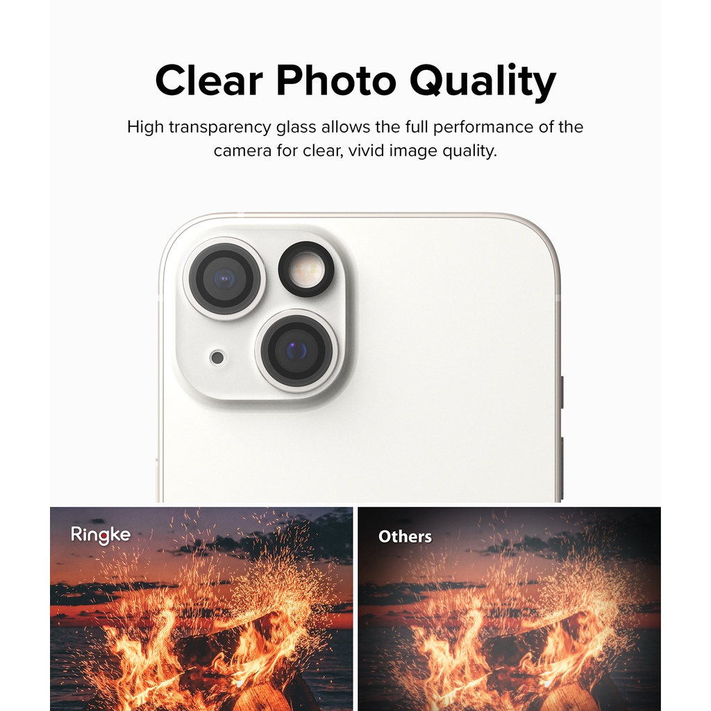 Kính cường lực bảo vệ camera RINGKE siêu mỏng thích hợp cho iPhone 14 plus 14