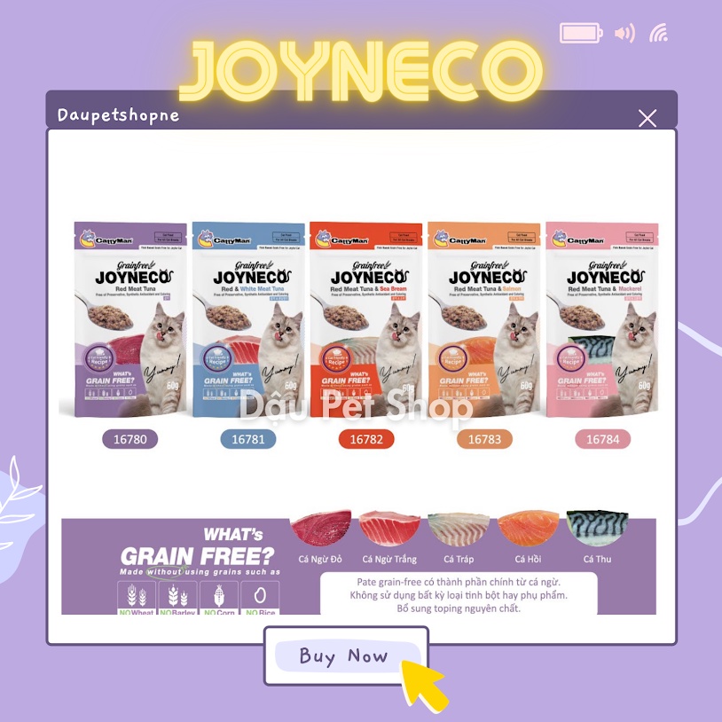 Pate Joyneco cho mèo cưng 60g