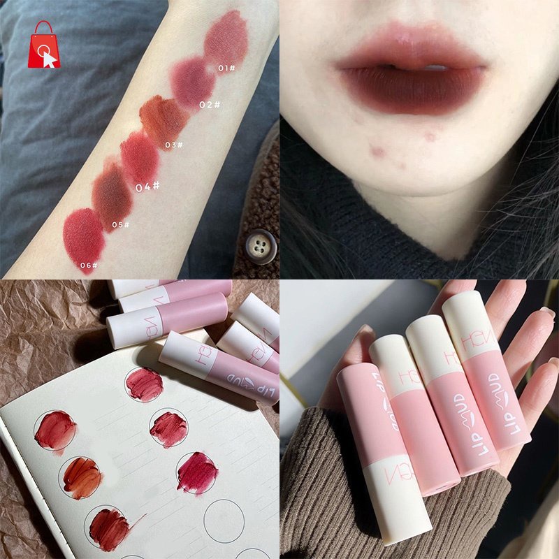 Son Môi Màu Lì Dưỡng Ẩm Lâu Trôi Màu Trắng Mượt Mà