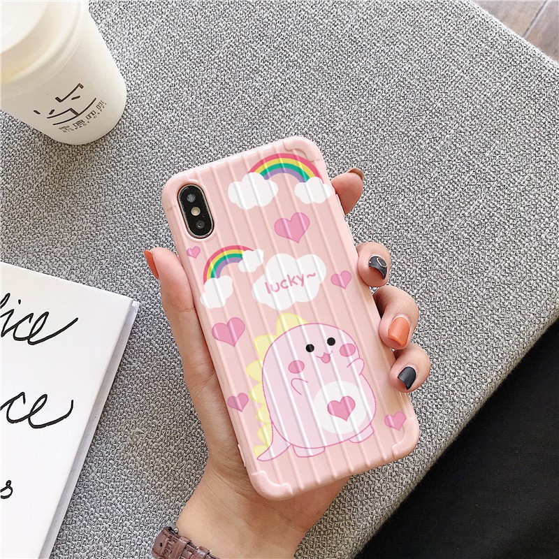 Ốp lưng iphone Khủng long Yeki sọc 3D chống va đập 5/5s/6/6plus/6s/6splus/7/7plus/8/8plus/x/xs/11/12/pro/max/plus/promax | BigBuy360 - bigbuy360.vn