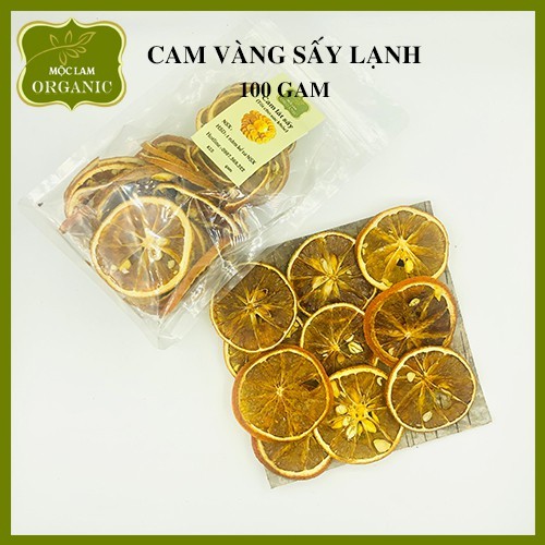 Cam thái lát sấy khô cao cấp Mộc Lam Túi zíp 100g