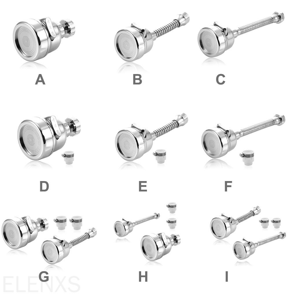 Vòi nước nhà tắm/nhà bếp tiết kiệm nước xoay 360 độ điều chỉnh được loại 1 ELEN
