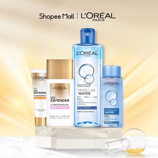Bộ kem chống nắng dưỡng trắng và tẩy trang tươi mát L’Oreal Paris