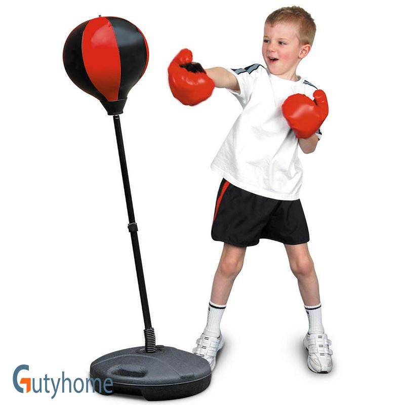 [ Sẵn Hàng, Giao Nhanh ] Bộ BOXING Đấm Bốc Size Trẻ Em Siêu Đẹp [ có gang tay, trụ đỡ, giá đỡ ]