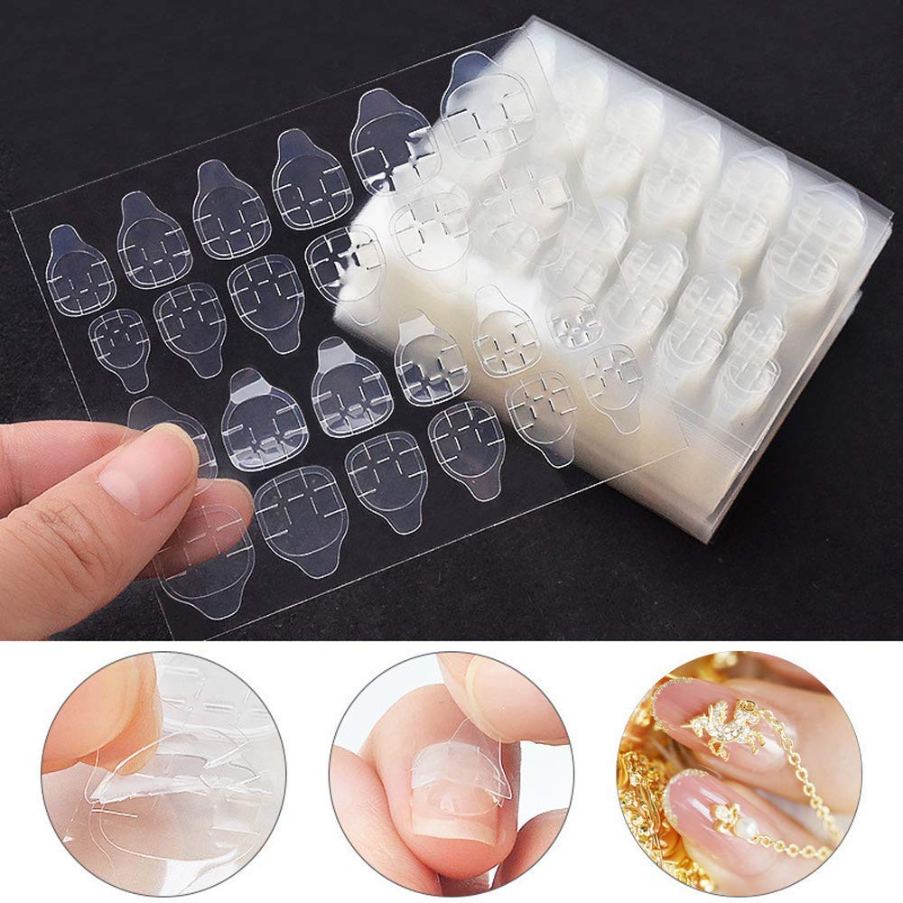 Miếng Dán Móng , Keo Silicon Dán Móng Nailbox,  24PCS Miếng Dán
