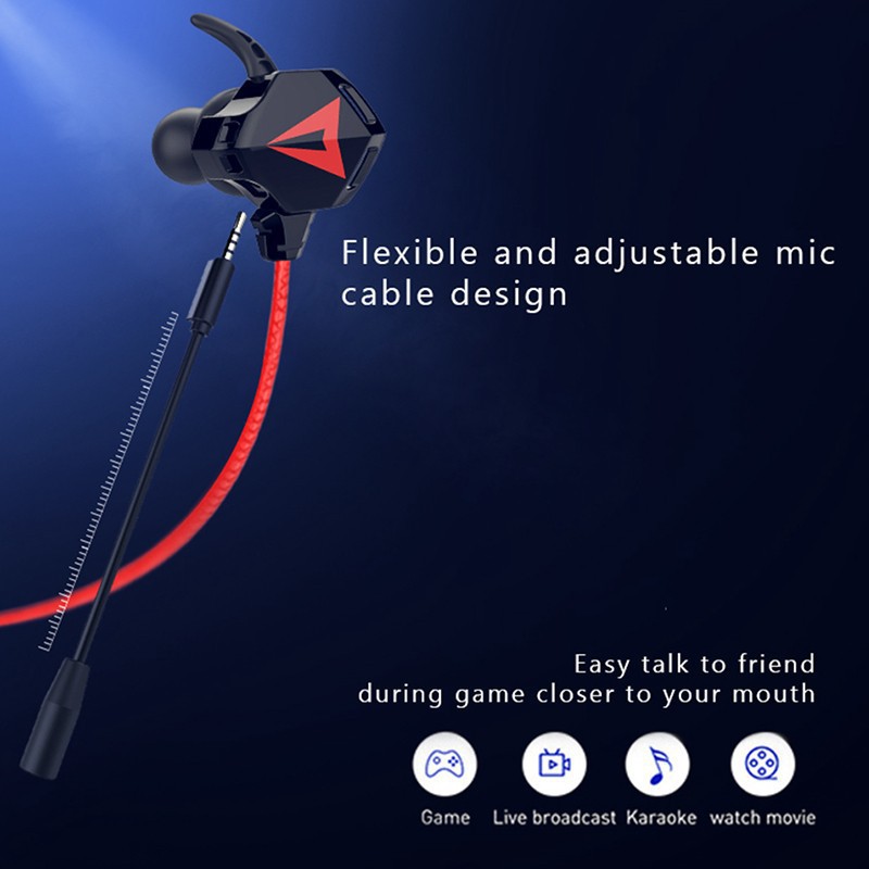 Tai Nghe Chơi Game G5 Jack 3.5mm Có Mic Và Phụ Kiện