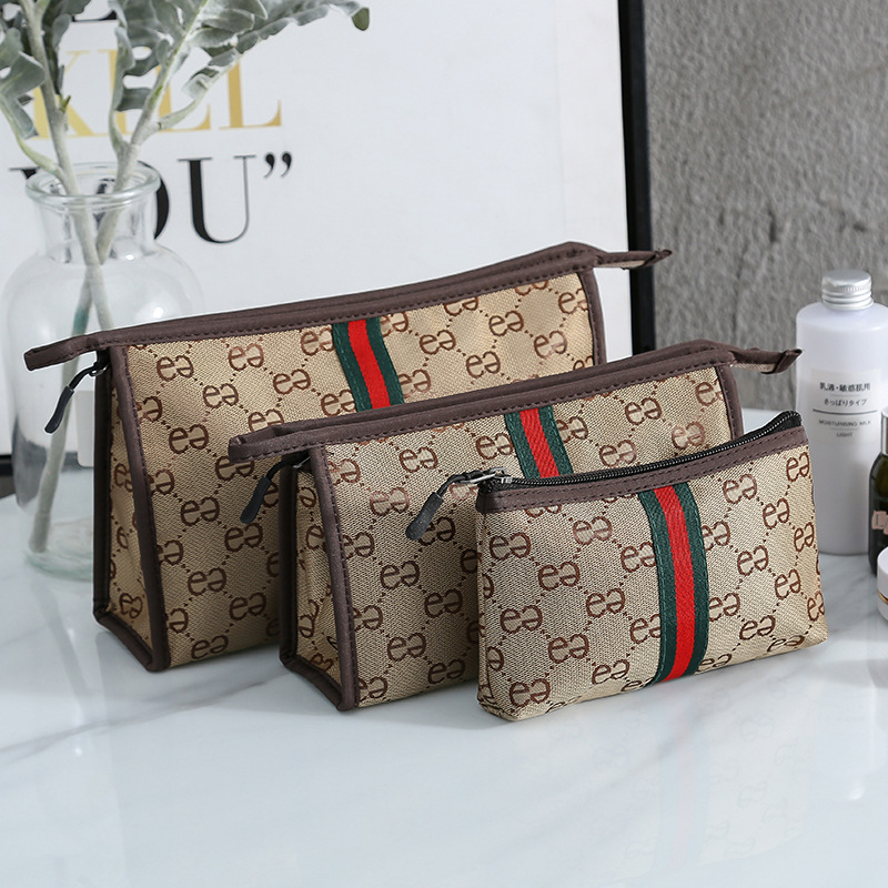 Korean-style portable hand-held cosmetic bag large-capacity toiletry bag makeup storage bag