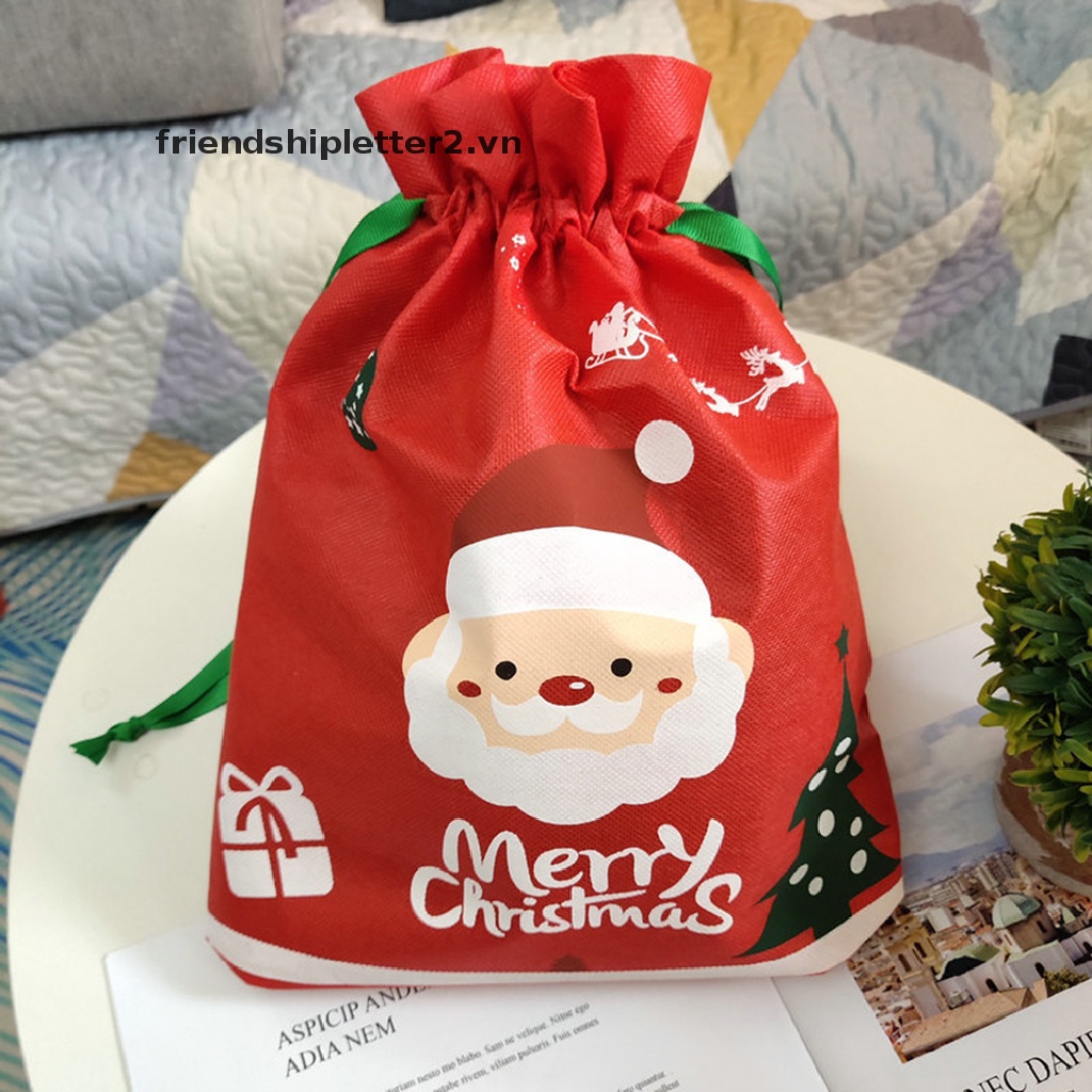 Túi đựng quà giáng sinh hình ông già noel dễ thương sáng tạo