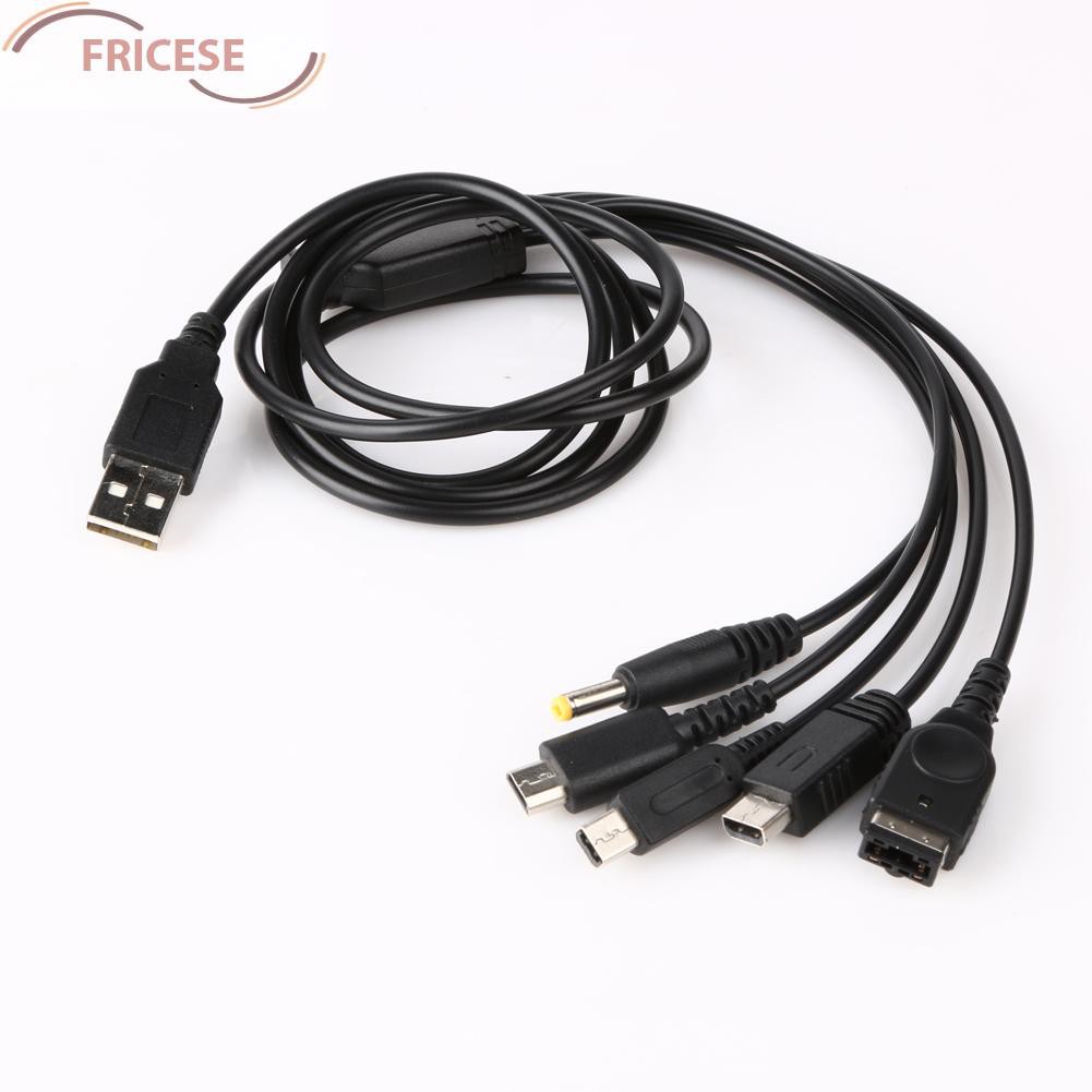 Dây Cáp Sạc Usb 5 Trong 1 Cho Nintendo Ndsl / Nds Ndsi Xl 3ds