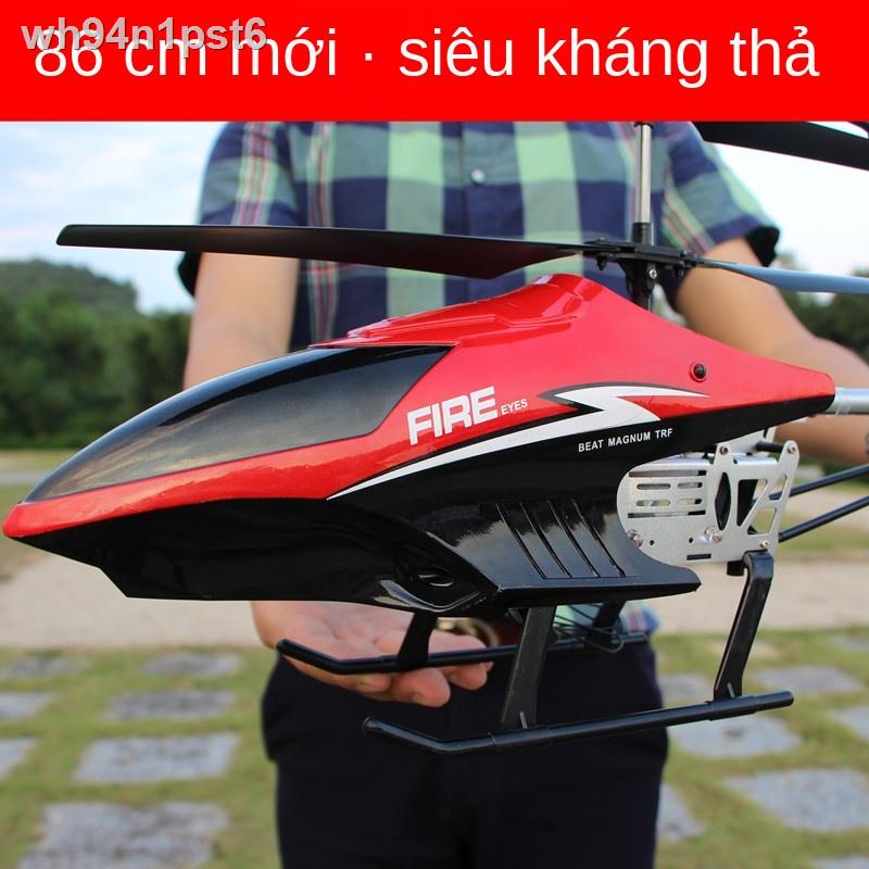 ♧ ♛ ▤Máy bay điều khiển từ xa 3.5 vượt qua hợp kim nhẹ chống rơi máy bay trực thăng điều khiển từ xa siêu lớn m