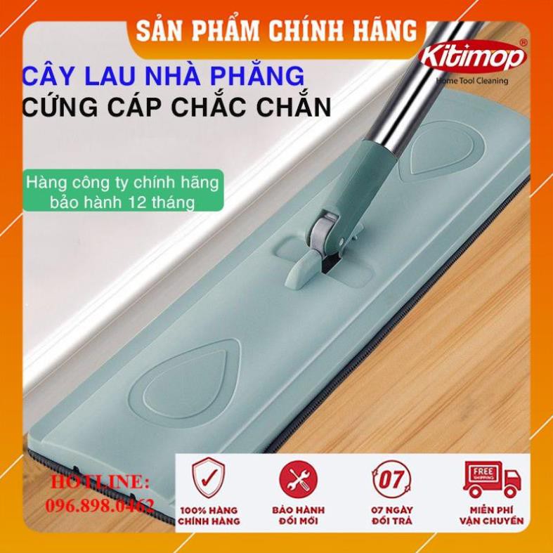 [HÀNG LOẠI 1 - FREESHIP] Cây Lau Nhà Thông Minh, Cây Lau Nhà 360 Độ, Cây Lau Nhà Tự Vắt Thông Minh Kitimop - X