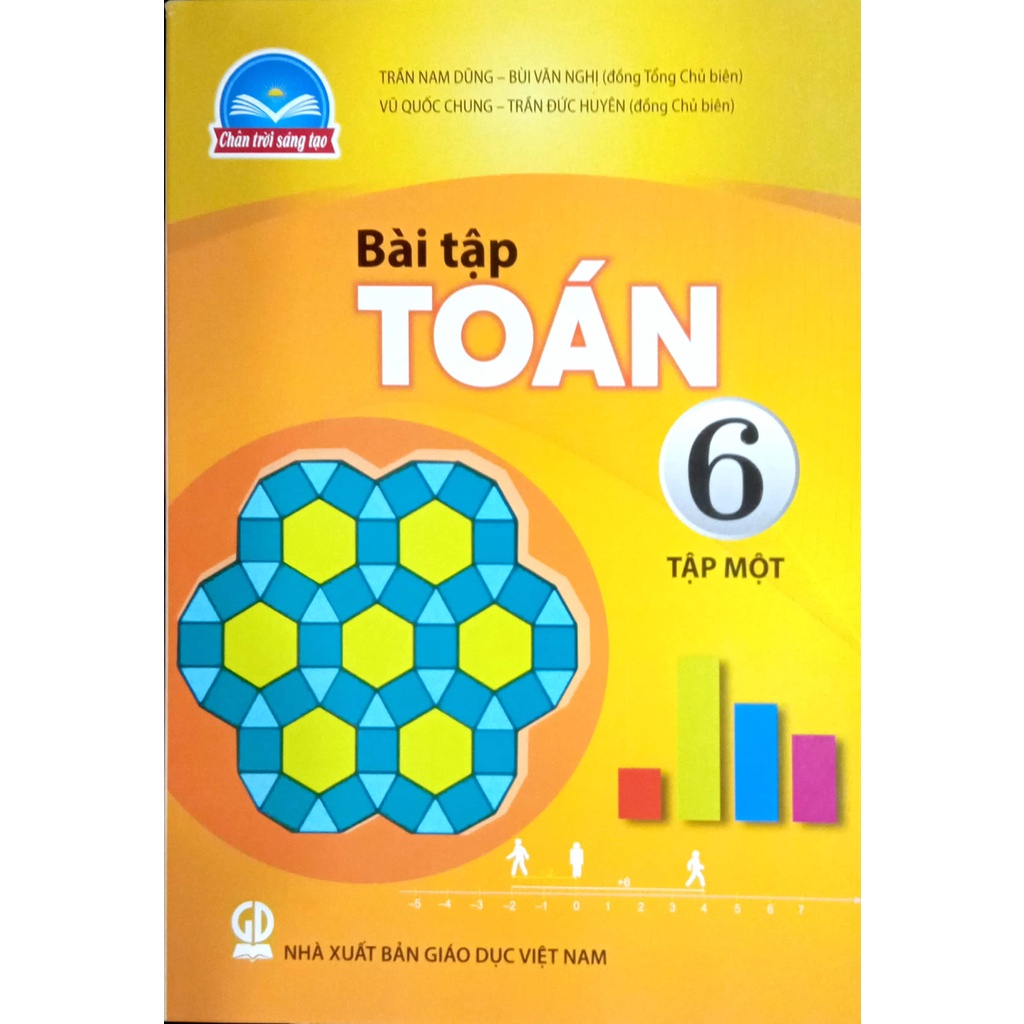 Sách - Bài tập Toán 6 tập 1 - Chân Trời Sáng Tạo - Bán kèm bao sách