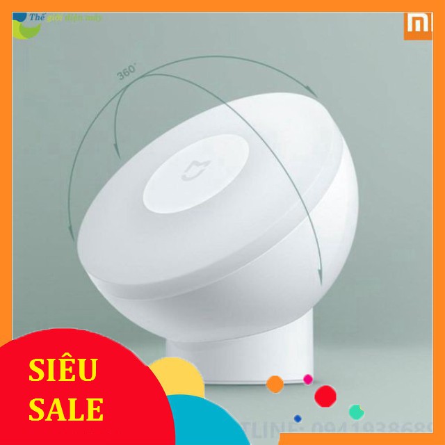 [SiêuRẻ] [Bản Quốc Tế] Đèn ngủ cảm biến Xiaomi Mijia gen 2 MJYD02YL dùng pin AA - Bảo Hành 6 Tháng - Shop Thế Giới Điện 