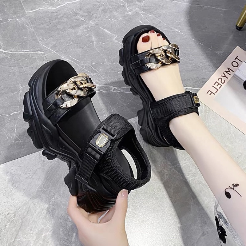 Sandal xích đế bánh mì cao 7,5cm ⚡️ANDUSTORE⚡️