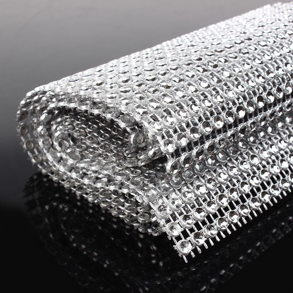 Dây ruy băng dạng dây quấn đính đá lấp lánh dành cho đám cưới