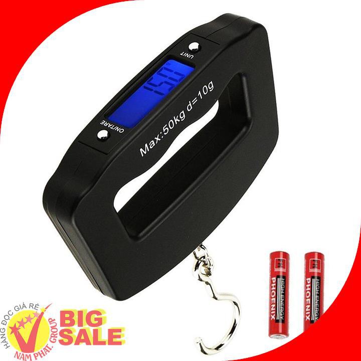 CÂN HÀNH LÝ 50 KG ĐIỆN TỬ MÀNG HÌNH LED - 4 ĐƠN VỊ ĐO - ELECTRONIC LUGGAGE SCALE – TỐT