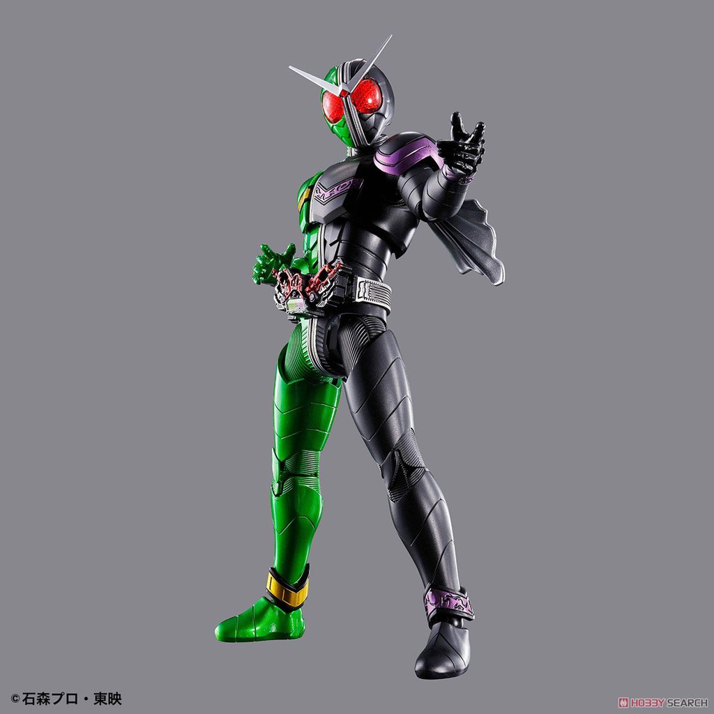 Mô Hình Lắp Ráp Figure-rise Standard Kamen Rider Double Cyclone Joker (tặng kèm base)