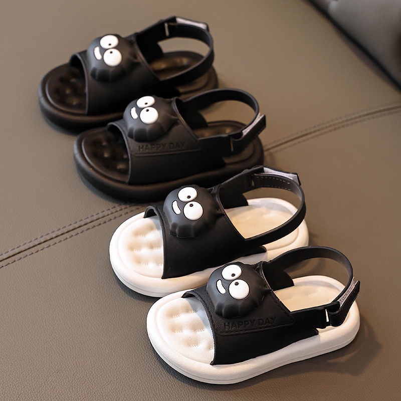 Giày sandal đế mềm chống trượt phong cách đi biển cho trẻ em