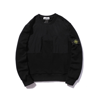 【Ready Stock】  Stone island  Long Sleeved Sweater Hoodie Jackets Loose Blouse   C09463