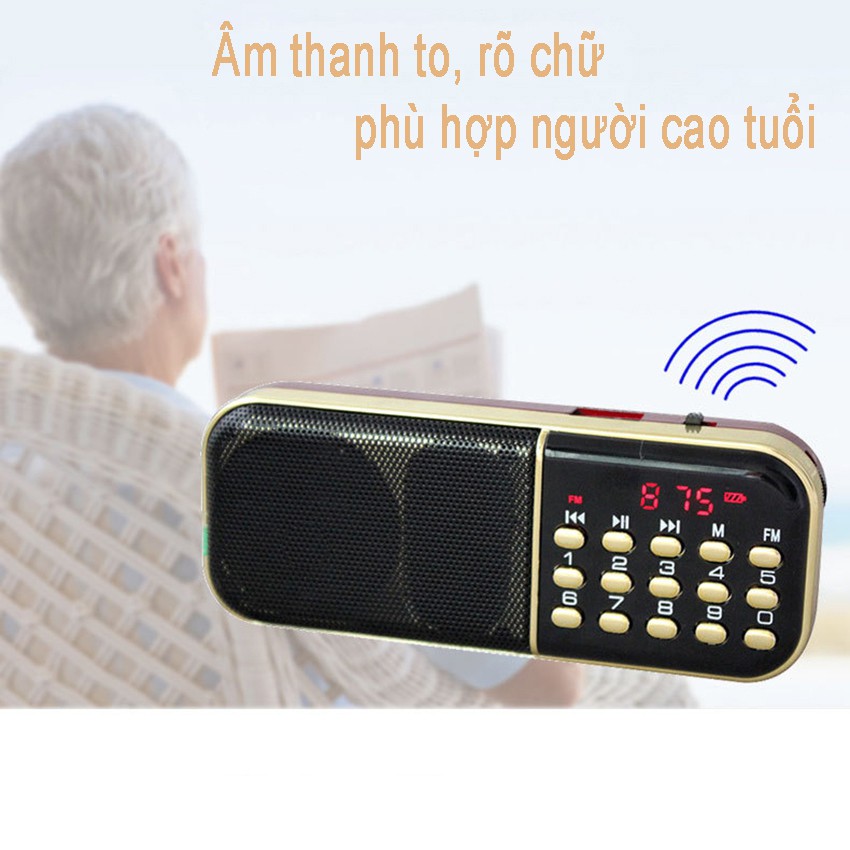 Máy nghe giảng Pháp, kinh phật, loa nghe tụng kinh dành cho người cao tuổi tặng thẻ nhớ 8GB có sẵn các bài giảng Pháp