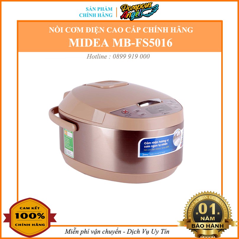 [Chính hãng] Nồi cơm điện từ , Nồi cơm điện đa năng, nồi cơm điện tử thông minh MIDEA MB-FS5016 1.8L chống dính cao cấp