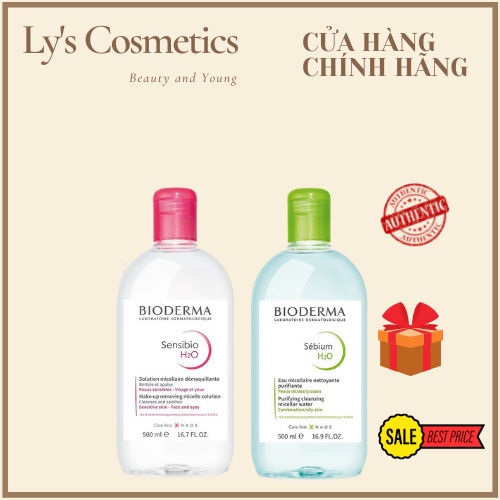 nước tẩy trang làm sạch da Bioderma 500ml